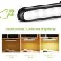 Wall Reading Light Stick on Bunk Bed Lamp Dimmable Touch Lights Magnetic Mounted Under Cabinet Lighting Rechargeable Battery Operated Wireless LED Closet Kitchen Portable Bar for Vanity Makeup Mirror