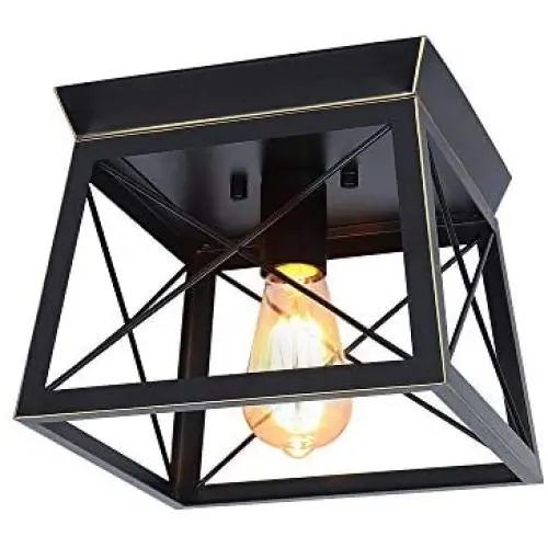 HMVPL Industrial Pendant Lighting Fixtures,Farmhouse Flush Mount Close to Ceiling Light Mini Ceiling Lamp One-Light for Kitchen Island Dining Room Bedroom Foyer Hallway HMVPL Industrial Pendant Lighting Fixtures,Farmhouse Flush Mount Close to Ceiling Light Mini Ceiling Lamp One-Light for Kitchen Island Dining Room Bedroom Foyer Hallway