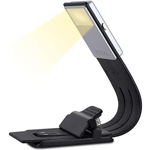 ztOOks Bookmark booklight, Built-in USB Easy Charge, can Clip Electronic Equipment for Auxiliary Lighting.Stepless dimming, Three Color temperatures,Eye Care Lamp.Perfect for Bookworms in Bed.