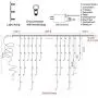 Twinkle Star 360 LED Icicle Christmas Lights Outdoor Dripping Icicle Lights, 29.5ft 8 Modes Curtain Fairy Lights with 60 Drops, Indoor Xmas Holiday Wedding Party Decorations, Cool White Twinkle Star 360 LED Icicle Christmas Lights Outdoor Dripping Icicle Lights, 29.5ft 8 Modes Curtain Fairy Lights with 60 Drops, Indoor Xmas Holiday Wedding Party Decorations, Cool White