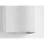 Progress Lighting P710071-030-30 Inspire LED Wall Sconce with Summer Linen Shade, 9'' x 6-1/4'', White