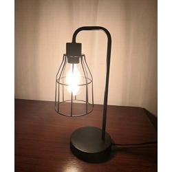 ZZ Joakoah Industrial Table Lamp, Metal Rustic Desk Lamp, Bedside Nightstand Lamp, E26 Edison Reading Lamp Light Fixture for Office, Bedroom, Living Room.