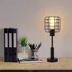 Edison Lamp,Industrial Vintage Desk Lamp with Mental Shade,Retro Nightstand Lamp for Bedroom,Living Room,Dorm (Bulb Not Included)