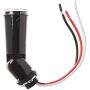 Woods 59413 59413WD Outdoor Conduit Lighting Control With Photocell and Swivel Mount (Hardwired, Black)