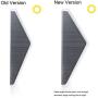 [Warm Light] Solar Lights for Steps Decks Pathway Yard Stairs Fences, LED lamp, Outdoor Waterproof, 6 Pack
