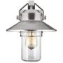 Feiss OL13900PBS Boynton StoneStrong Marine Grade Outdoor Patio Lighting Wall Lantern, Satin Nickel, 1-Light (9''W x 11''H)