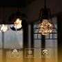 LED Globe Fairy Light Bulb,G80 E26 Warm White Edison Screw Night Lights, Flash Starry Decorative Copper Wire String Lights for Bedroom Living Room Festival ChristmasBedroom, Non-dimmable, 4 Pack