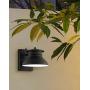 Danbury Modern Outdoor Wall Light Fixture LED Black 6'' Security Dusk to Dawn for Exterior House Porch Patio - John Timberland