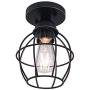 YaoKuem Semi Flush Mount Ceiling Light Fixture, E26 Medium Base, Metal Housing, Bulbs NOT Included, 2-Pack (Oil Rubbed Bronze Finish)
