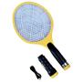 Beastron Bug Zapper Electric Fly 3000V USB Rechargeable, Mosquito Racquet Killer Racket with LED Light & 2 Layer Mesh (Large Size), yellow