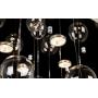 Saint Mossi Modern Glass Raindrop Chandelier Lighting Flush Mount LED Ceiling Light Fixture Pendant Lamp for Dining Room Bathroom Bedroom Livingroom 4 GU10 Bulbs Required H31'' X D20''