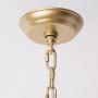 Lovedima Modern Chic Gold Sphere 3 Lights/4 Lights Iron Orb Chain Suspended Chandelier Pendant Light (3-Light)