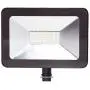 ASD 30W LED Flood Light Outdoor with Arm - 4000K Bright Light 3191lm ETL & DLC - Super Bright Outdoor Light -  Bronze Slim LED Flood Light Fixture - Landscape Yard Lighting