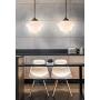 JONATHAN Y JYL3517C Kurtz 9.5'' Adjustable Drop Metal/Glass LED Pendant Contemporary,Transitional Dimmable, for Dining, Living Room, Kitchen, 9'', Black