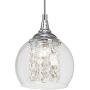 Encircled Crystal Chrome Multi Light Pendant Chandelier 12'' Wide Modern Clear Glass 3-Light Fixture for Dining Room House Foyer Kitchen Island Entryway Bedroom Living Room - Possini Euro Design