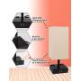 Touch Table Lamps for Bedrooms, Bedside Lamp with USB Port and Outlet, Dicoool Nightstand Lamp 3 Way Dimmable, w/ Fabric Shade and Metal Base for Study Room, Living Room, Set of 2