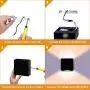 Lightess Indoor Wall Sconce Dimmable 10W, Modern LED Wall Lamp Black, Up Down Wall Mount Lights Mini Metal for Living Room Bedroom Hallway Decor, Warm White, O1185TP