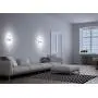 TRLIFE Modern Wall Sconces Set of Two, Plug in Wall Sconces 12W 6000K Cool White Acrylic Wall Sconce Lighting with 6FT Plug in Cord and On/Off Switch on The Cord