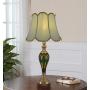 Table Lamp for Living Room Classical 28 inch Glass Green Bedside Lamp for Bedroom Table Lamps for Living Room