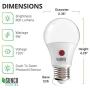 Sunco Lighting 10 Pack A19 LED Bulb with Dusk-to-Dawn, 9W=60W, 800 LM, 3000K Warm White, Auto On/Off Photocell Sensor - UL