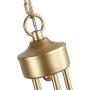 Gold Dining Room Chandelier, 5 Lights Modern Gold Light Fixtures for Living Room, Bedroom, Kitchen, Foyer, W18.5'' x H23.5''