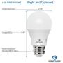 Great Eagle A19 LED Light Bulb, 12W (75W Equivalent), UL Listed, 4000K (Cool White), 1050 Lumens, Non-dimmable, Standard Replacement (10 Pack)