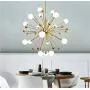 Sputnik Chandelier Lighting, Gold Mid Century Ceiling Lamp Modern Pendant Light Fixture Lighting Ceiling Light Fixture Lighting for Living Room Cafe Bar Dining Room (18 Light)