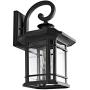 Safavieh PLT4011A Lighting Cendra Black Wall (LED Bulb Included) Outdoor Lantern
