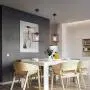 INFRONT Light Fixtures Dining Room, Foyer Pendant Lighting, Chandliers Lights for Dining Room, Modern Dining Room Light Fixture, Foyer Light Fixtures Ceiling Hanging, Dining Room Lighting