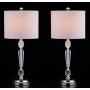 JONATHAN Y JYL2047A-SET2 Victoria 27'' Crystal LED Lamp Modern,Contemporary,Traditional,Glam for Bedroom, Living Room, Office, College Dorm, Coffee Table, Bookcase, Clear, 2 Piece