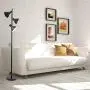 Dorm 3 Light Floor Lamp with 3 Adjustable Reading Room Lights by Lightaccents - Tree Style Standing Lamp with Adjustable Lights - Floor Standing Pole Light - Living Room Lamp (Black) Dorm 3 Light Floor Lamp with 3 Adjustable Reading Room Lights by Lightaccents - Tree Style Standing Lamp with Adjustable Lights - Floor Standing Pole Light - Living Room Lamp (Black)