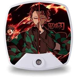 MPJTJGWZ Demon Slayer Kimetsu No Yaiba Small Night Light Anime Lamp Bedroom Decor Demon Slayer Gift