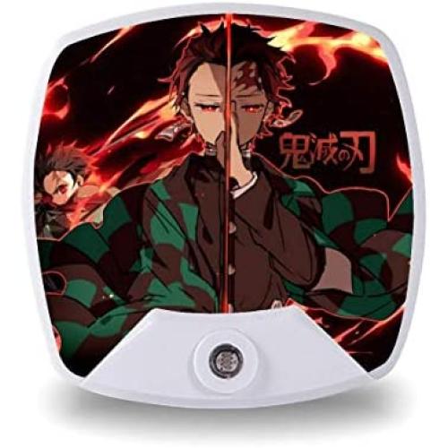MPJTJGWZ Demon Slayer Kimetsu No Yaiba Small Night Light Anime Lamp Bedroom Decor Demon Slayer Gift