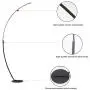 Modern LED Floor Lamp Arc Contemporary Minimalist Linear Design Lighting Fixture for Living Room Bed Room Dining Room Office