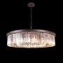 Meelighting Oil Rubbed Bronze Crystal Chandeliers Modern Contemporary Ceiling Lights Fixtures Pendant Lighting for Dining Room Living Room Chandelier D33.5'' 8 Lights