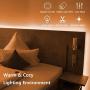 LED Strip Lights,65.6ft/20m NYTTLIV Smart Led Lights SMD 5050 RGB Color Changing Rope Lights with Bluetooth Controller Sync to Music Apply for TV,Bedroom,Party and Home Decoration (65.6FT/20M)