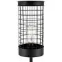 WINGBO 62 inches Rustic Wire Cage Metal Floor Lamp Brushed in Black Finish, Lantern Floor Lamp for Living Room, Bedroom, Office WINGBO 62 inches Rustic Wire Cage Metal Floor Lamp Brushed in Black Finish, Lantern Floor Lamp for Living Room, Bedroom, Office