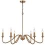 Sivilynus Brushed Brass 6 Lights Contemporary Chandelier Farmhouse Ceiling Hanging Light Fixture for Dining Room Living Room Bedromm Foyer Sivilynus Brushed Brass 6 Lights Contemporary Chandelier Farmhouse Ceiling Hanging Light Fixture for Dining Room Living Room Bedromm Foyer