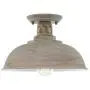 HMVPL Farmhouse Close to Ceiling Light, Vintage Semi Flush Mounted Lighting Fixture Industrial Ceiling Lamp for Kitchen Island Dining Room Foyer Hallway Entry Bedroom
