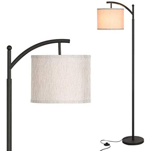 Befano Floor Lamps for Living Room, Bright Tall Lamp with Treadle-Operated, Ajustable 360°Lampshade and Modern Long Lifespan Energy-Saving Floor Lamps for Bedroom, Office