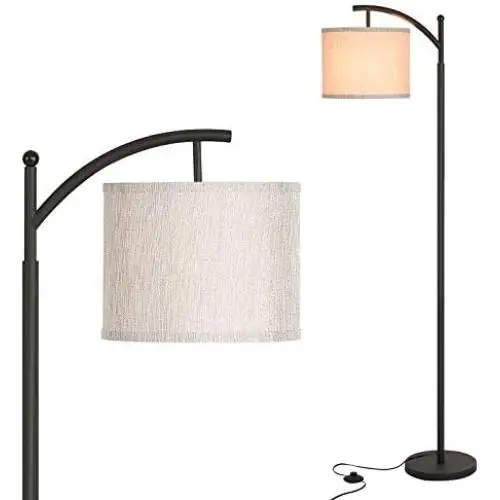 Befano Floor Lamps for Living Room, Bright Tall Lamp with Treadle-Operated, Ajustable 360°Lampshade and Modern Long Lifespan Energy-Saving Floor Lamps for Bedroom, Office