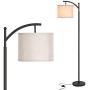 Befano Floor Lamps for Living Room, Bright Tall Lamp with Treadle-Operated, Ajustable 360°Lampshade and Modern Long Lifespan Energy-Saving Floor Lamps for Bedroom, Office