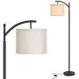 Befano Floor Lamps for Living Room, Bright Tall Lamp with Treadle-Operated, Ajustable 360°Lampshade and Modern Long Lifespan Energy-Saving Floor Lamps for Bedroom, Office