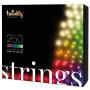 Twinkly - TWS250SPP Special Edition 250 RGB+White LED String Lights - App-Controlled LED Christmas Lights with Green Cable (65.5ft) - IoT & Razer Chroma Enabled - Indoor/Outdoor Party Decorations