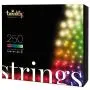Twinkly - TWS250SPP Special Edition 250 RGB+White LED String Lights - App-Controlled LED Christmas Lights with Green Cable (65.5ft) - IoT & Razer Chroma Enabled - Indoor/Outdoor Party Decorations
