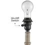 Claude Farmhouse Chic Accent Table Lamps Set of 2 Beige Washed Linen Drum Shade for Living Room Bedroom Bedside Nightstand Office Family - 360 Lighting