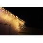 Stay Off The Roof Super Bright Christmas Warm White LED Icicle Lights Outdoor Set - 150-Piece - 12 ft Lighted Length, Connect up to 18 Sets - Holiday Pack