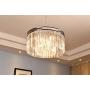 Modern Crystal Chandelier with 2 Tiers Ceiling Light Pendant Crystal Lighting Fixture 5 Lights for Dining Room, Living Room Modern Crystal Chandelier with 2 Tiers Ceiling Light Pendant Crystal Lighting Fixture 5 Lights for Dining Room, Living Room
