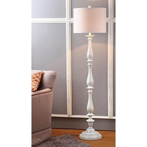 Safavieh Lighting Collection Bessie Candlestick White 62-Inch Floor Lamp Safavieh Lighting Collection Bessie Candlestick White 62-Inch Floor Lamp