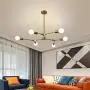 Garwarm Sputnik Chandelier Modern 6 Lights Brushed Brass Pendant Lighting Gold Mid Century Ceiling Light Fixture for Dining Room Living Room Kitchen Garwarm Sputnik Chandelier Modern 6 Lights Brushed Brass Pendant Lighting Gold Mid Century Ceiling Light Fixture for Dining Room Living Room Kitchen